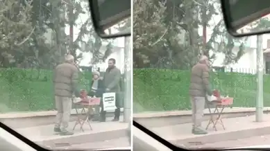 Soğukta Simit Satan Yaşlı Adamın Haline Yürekler Dağladı